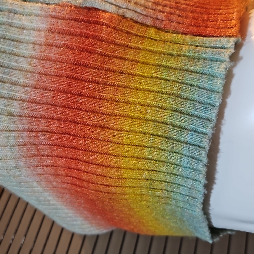 Bershka size S rainbow stripe stretch jumper very good carefully worn condition - Picture 9 of 16